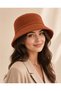 Winter Velvet Bucket Thick Hat Tile 53-57 cm