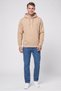 Tommy Jeans Men Embroidered Long Sleeve Hoodie Sweatshirt, Tan - 2