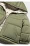 Baby Boy Green Coat with Double-Sided Dinosaur Design - 4