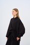 Women's Stitching Detail Hooded Tracksuit Set Black - 2