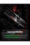 كابل تمديد GPU بزاوية 90 درجة من نوع PCIE 5.1، طول 30 سم، 12 فولت - 2x6 (أسود، النوع B) - 6
