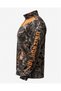 Avcilik Forest Patterned English Setter Printed Orange Detailed Semi-Zipper Winter Sweatshirt - 4
