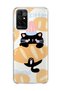 Redmi 10 2022 Compatible Black Cat Bread Printed Transparent Phone Case