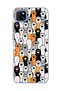 Redmi 9C Compatible Colorful Cat Paw Printed Transparent Phone Case