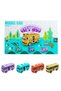 Friction buses, 12 pcs/set