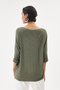 Women's Khaki Italian Snowflake Patterned Sequined Lycra Knitwear Sweater 40 - 46 Size - 4