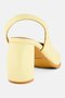 Women Luna Slingback Sandals, Light Yellow - 3