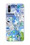 Redmi 9A Compatible Blue Nostalgia Technology Printed Transparent Phone Case