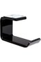 Headphone Holder with Adhesive L Shape Bracket - Black