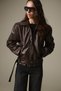 Deri oversize ceket - 3