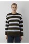 Long sleeved sweater chambray blue stripe - 3