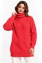 New Season Women's Oversize Turtleneck Long Knit Sweater – Soft Textured, Comfortable Fit