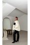 Leather Collar Detail Puffer Coat - 6