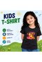 Girls Diwali T-Shirt | Cotton Tee | Round Neck Short Sleeve Festive Wear - 2