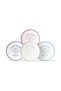 Doux 4-Piece Cake Plate Set - Colorful - 19 cm - 8