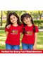 Girls Diwali T-Shirt | Cotton Tee | Round Neck Short Sleeve Festive Wear - 6