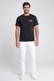 Men Sportswear Fit Short Sleeve Outdoor T-Shirt, Black - 2