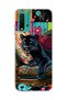 Redmi 9t Compatible Black Panther Printed Transparent Phone Case