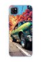 Redmi 9C Compatible Green Classic Car Printed Transparent Phone Case