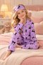 Girl's Cotton Long-Sleeved Button-Down Pajama Set - 2