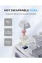 لوحة مفاتيح ميركوري K1 الميكانيكية للألعاب (أبيض متدرج) - تصميم 75%، قابلة للتبديل السريع، مفاتيح خطية قابلة للتخصيص - 4