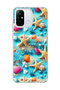 Redmi 12C Compatible Starfish Seashell Printed Transparent Phone Case