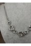 Modern Geometric Design with Interlocking Ring Detail Chain Stylish Women's Necklace - 2