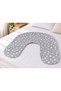 Breastfeeding Pillow Cover Gray Starry 60X60 cm - 3