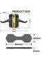 Ab Roller الارتداد التلقائي Ab Wheel Silent Smart Digital بكرات عضلات البطن مع وسادات الركبة - 7