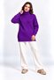 New Season Women's Oversize Turtleneck Long Knit Sweater – Soft Textured, Comfortable Fit - 3