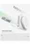 كابل USB C قابل للسحب، سلك شحن بقدرة 60 واط PD/PPS (2 متر، أبيض نقي) - 2