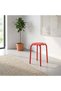 Kenli Stool Light Weight Single Backless Chair PP+Metal Le