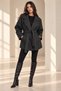 Women's Collared Front Belted Cashmere Jacket Cty-Abr-9061 - 2