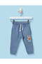 Infant Boys Brown And Blue Printed Track Pants 2 Piece Set - 2
