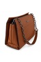 Derkon 100% Genuine Leather Women's Hand and Shoulder Bag in Tan Color - 2