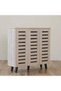 Jax 3 Door Shoe Cabinet 16 Pairs Of Shoes Modern Design Furniture Wooden Shoe Organizer For Entryway Hallway Living Room L 90 x 32 x 91 Cm Sonoma Oak - 3
