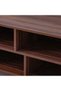 Elio TV Cabinet For Up To 32 Inches TV Entertainment Modern Design Wall Unit Furniture Wooden TV Stand For Living Room Bedroom TV Rack L 120 xW 40 xH 49 cm Cherry/Dark Grey - 3