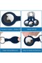 4 Pack Waterproof Liquid Silicone Protective Case for Apple Key Chain Key Ring Anti Lost Tracker Hol - 6