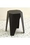 Bolmen Stool Light Weight Single Backless Chair PP Material Modern Design 1 Seater Chair For Living Room Dining Room Indoor Furniture L 29 xW 29 xH 48 cm -Black - 2