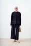 Women's Stone Detail Suit Navy Blue