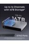 نظام كاميرات مراقبة PoE NVR CCTV E41، 4 كاميرات، قرص صلب 2 تيرابايت - 8