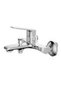 Milano Race Collection Basin & Shower Mixer w/Shower Kit (3 Pcs) | Brass Complete Set | Shower Kit Set For Bathroom Toilet Washroom - Multi Color - 3
