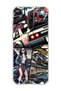 Redmi 9 Compatible Race Car Comic Book Printed Transparent Phone Case
