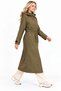 Waist-Tie Hooded Lined Cap - 5