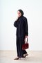 Women's Drawstring Detail Elastic Waist Suit Navy Blue - 2