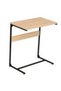 Larenda Side Table - Stylish Oak/Black End Table for Livin - 2