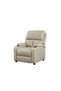 Mystic 1 Seater Fabric Pushback Recliner With Cup Holder - 4