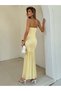 Rochie maxi, galben - 5