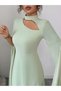 Rochie maxi, verde - 3