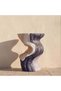 Drift Tide Mgo Side Table | All Weather 1 Piece Outdoor End Table | Modern Design Furniture For Balcony, Garden Bench Seating Terrace Lawn Patio Poolside - L 41 xW 39 xH 51 cm -Multi Color